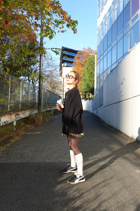 ベーシックルーズニット